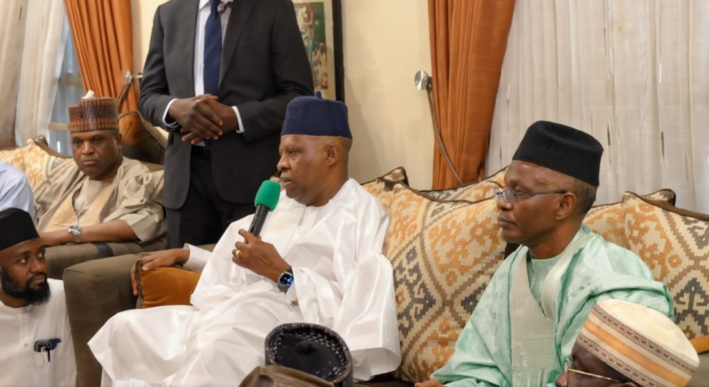 Shettima pays condolence visit to El-Rufai over mother’s death