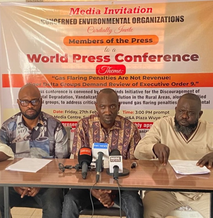 Niger Delta activists demand review of gas flaring policy, fault use of penalty funds