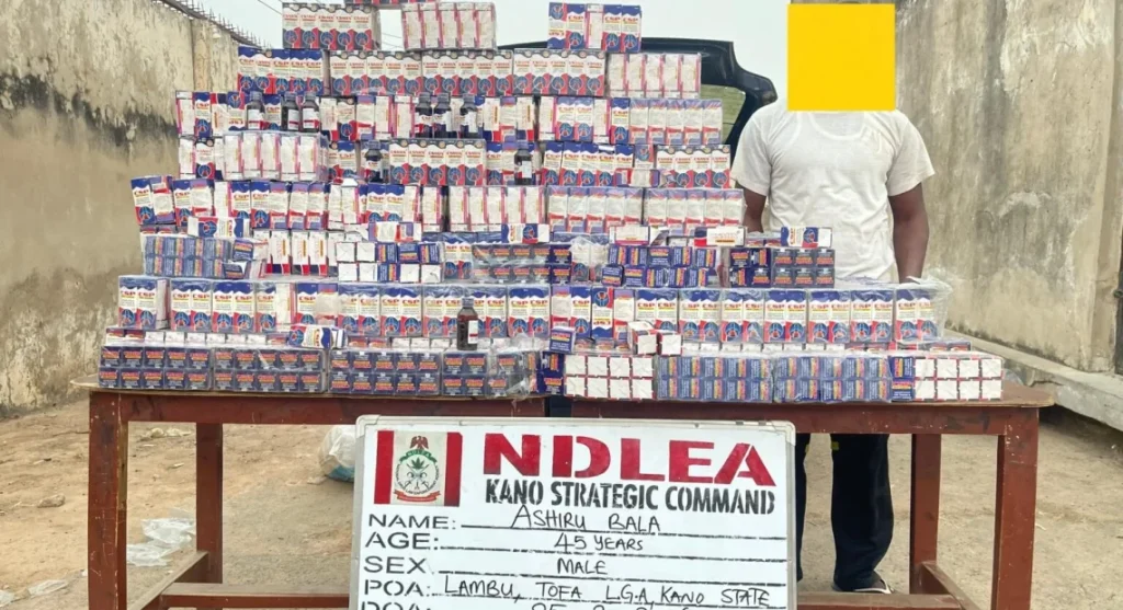 Kano: NDLEA intercepts 1,499 bottles of syrup containing codeine