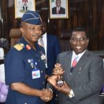 INEC seeks Air Force’s psychological weapon for forthcoming elections, Amupitan tells CAS