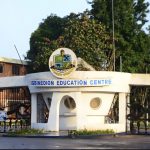 The main entrance/gate of Igbinedion Education Centre