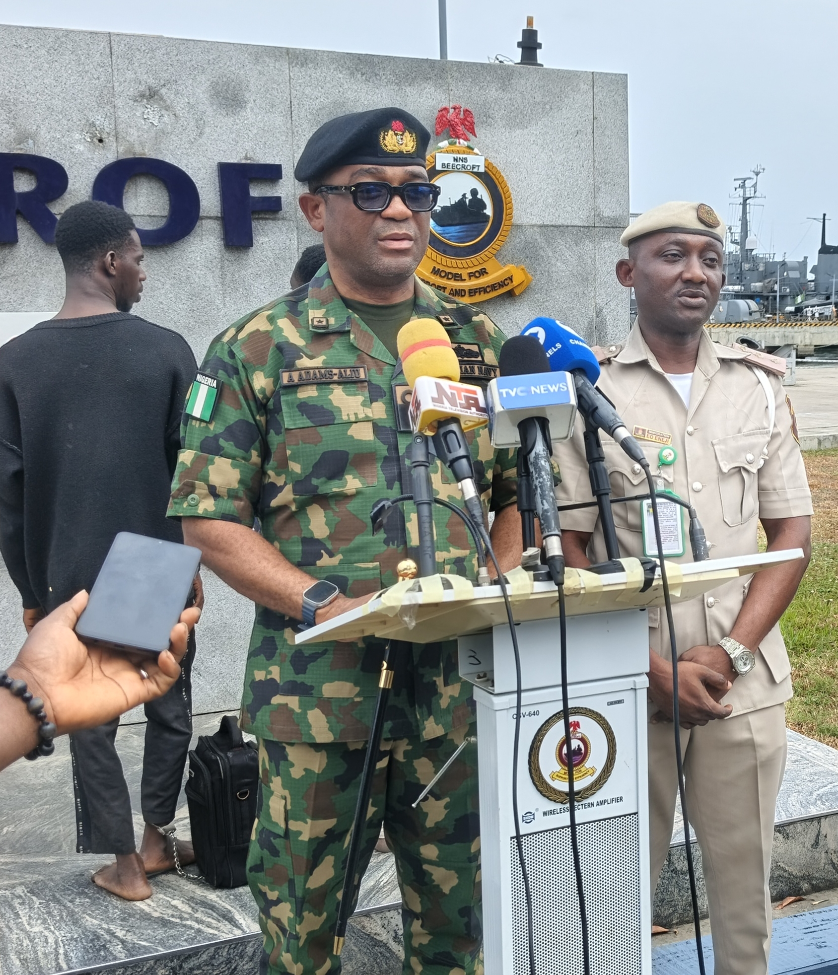 Navy hands over stowaways, warns on illegal migration