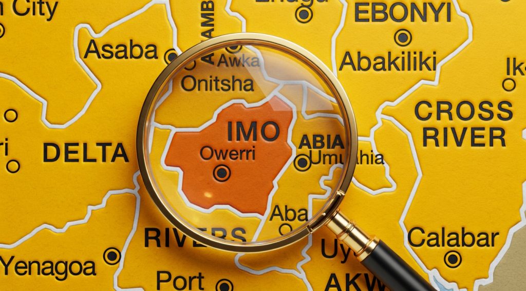 Imo State map