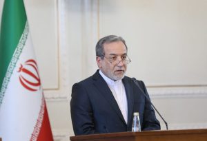 Russia’s Foreign Minister Sergei Lavrov meets with Iranian Foreign Minister Abbas Araghchi in Tehran