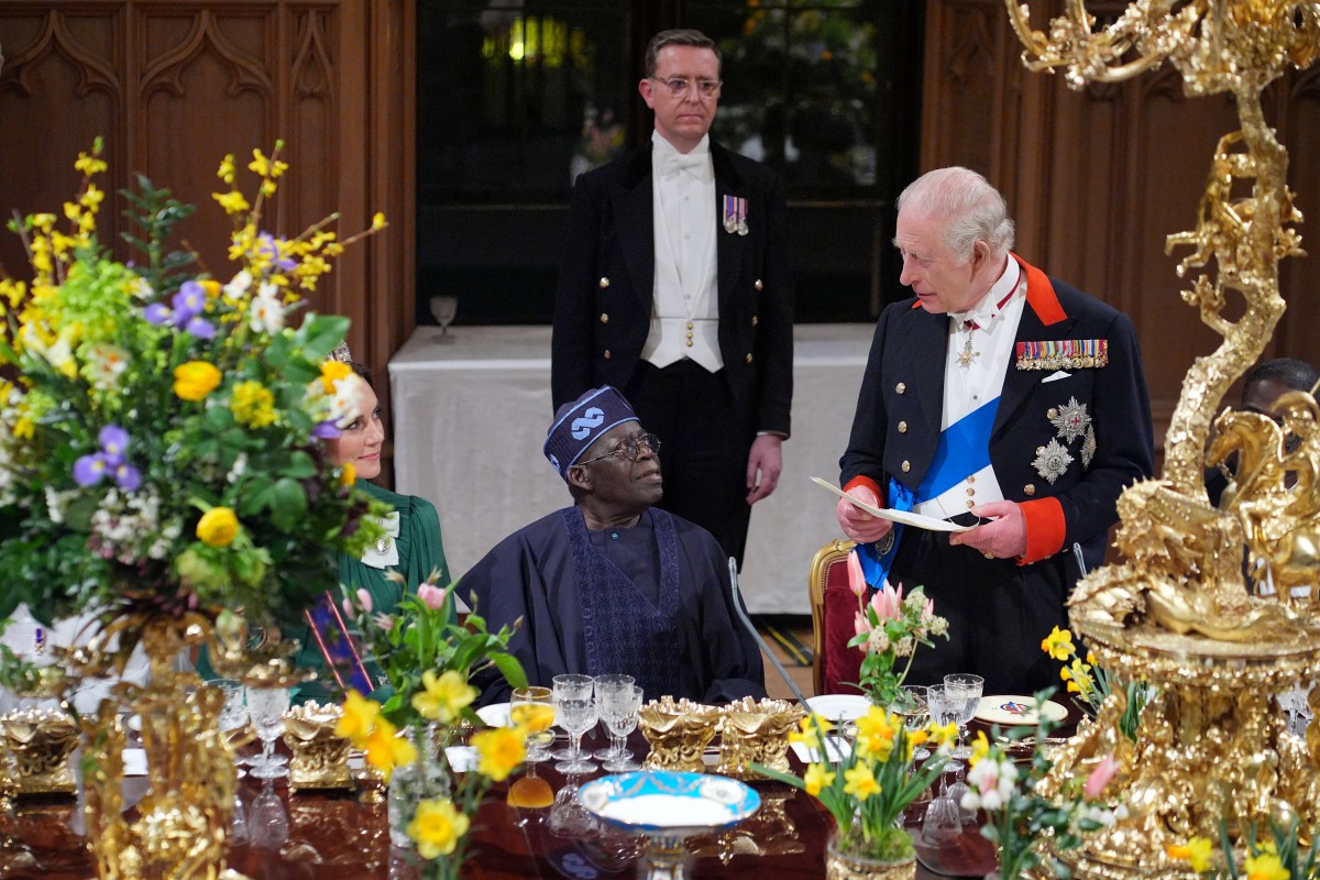 King Charles hosts Tinubu during 2026 state visit