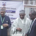 L-R- Ishaya, Echono and others at the lab commissioning lab commissioning