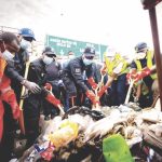 Lagos State government officials in action Lagos state government officials in action