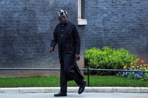 Nigerian-President-Bola-Tinubu-walks-before-his-meeting-with-Britains-Prime-Minister-Keir-Starmer-at-10-Downing-Street-during-his-state-visit-to-Britain-768×512