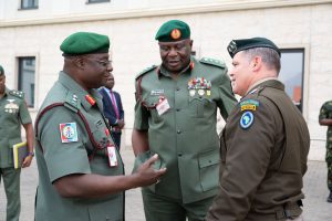Nigerian military with US support
