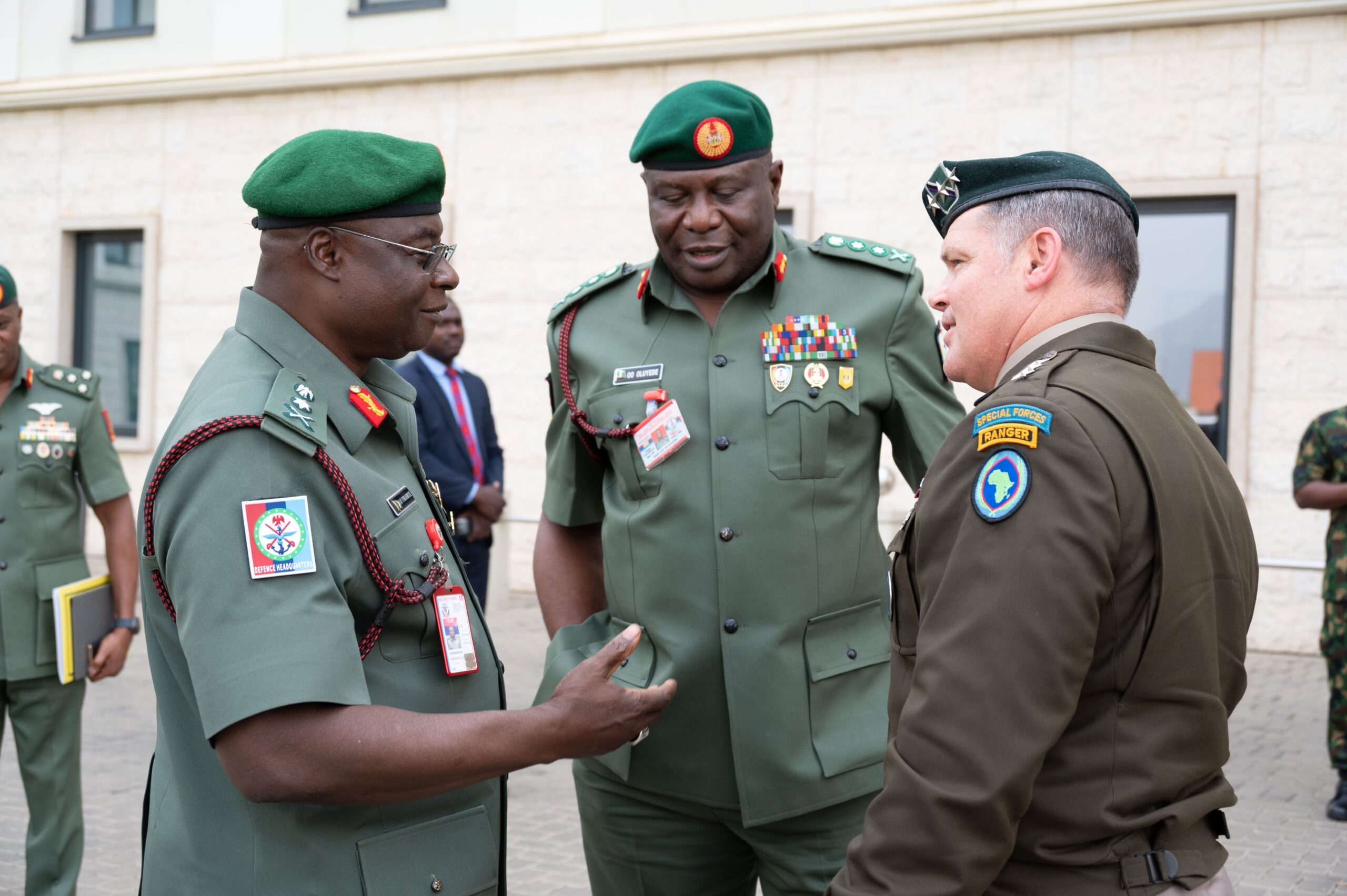 Nigerian military with US support