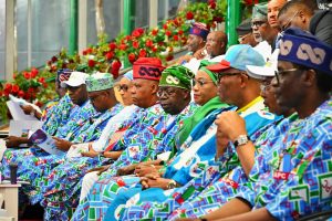 Tinubu pledges action on special seats for women at APC convention, echoing First Lady’s appeal