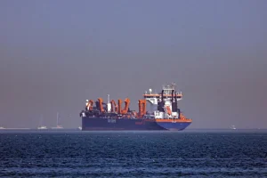 Oil ship in Gulf waters