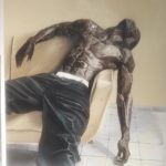 One of the artworks at the art fair