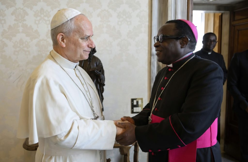 Pope Leo IV and Bishop Kukah