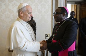 Pope Leo IV and Bishop Kukah