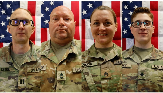 Four US soldiers killed named