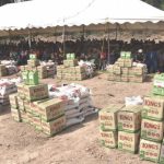 Some of the items distributed during the outreach