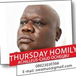 THURSDAY HOMILY