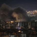 Tel Aviv being bombarded