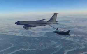 US refuelling aircraft