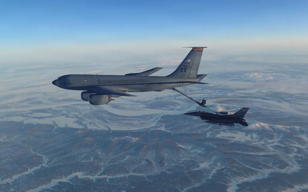US refuelling aircraft