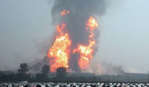 Explosion in the Middle East