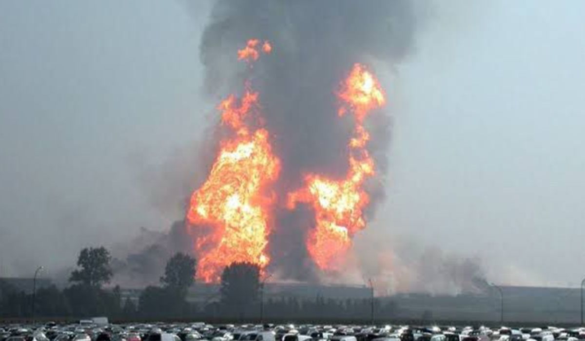 Explosion in the Middle East