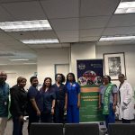 Members of the Nigerian Nurses Association, New York Chapter, at their monthly outreach promoting health education, cancer prevention, and anti-domestic violence awareness during the 70th UN Commission on the Status of Women (CSW70).