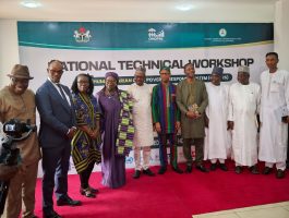 Humanitarian Affairs Minister Dr Bernard Doro and other international participants during the workshop in Abuja on Friday, March 27, 2026