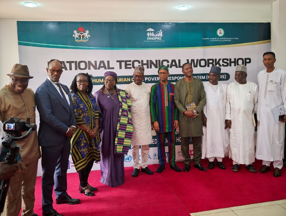 Humanitarian Affairs Minister Dr Bernard Doro and other international participants during the workshop in Abuja on Friday, March 27, 2026