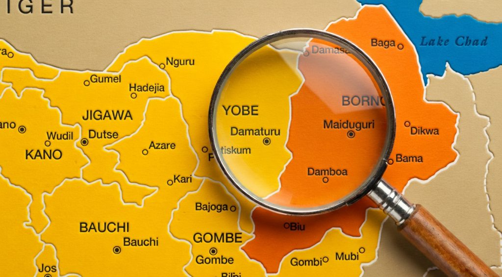 Borno State map