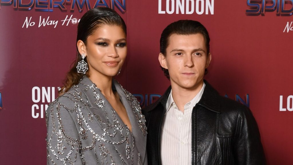Zandaya and Tom Holland