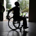 Man in wheelchair