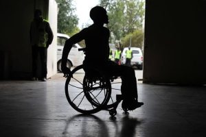 Man in wheelchair