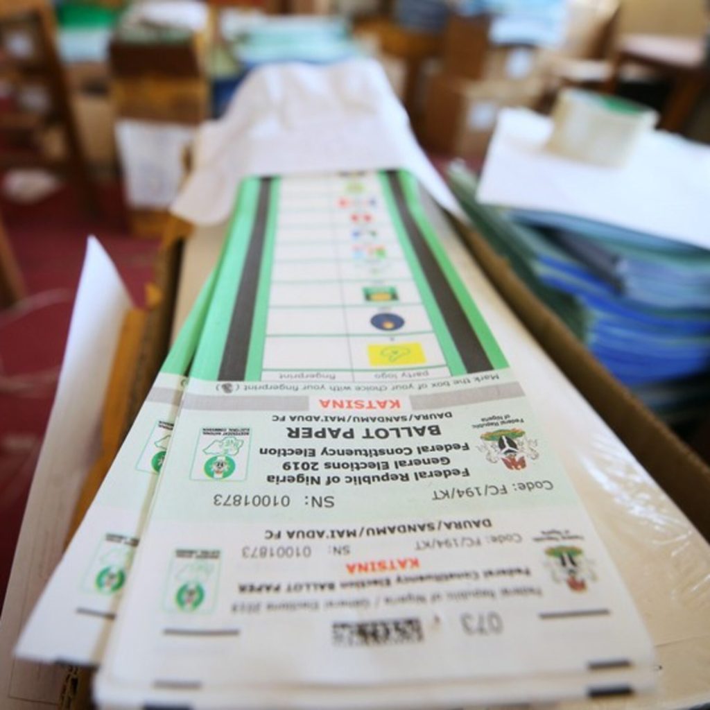 Ballot paper