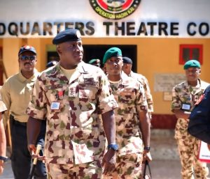 Chief of Army Staff (COAS) Lieutenant General Waidi Shaibu