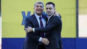 Xavi and Laporta