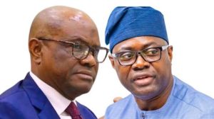 Nyesom Wike and Seyi Makinde