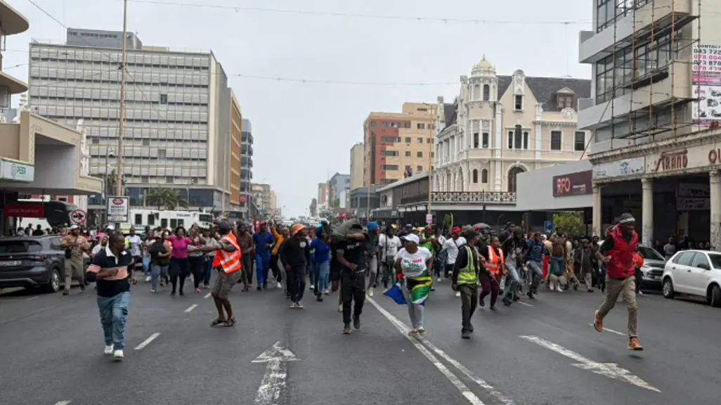 South Africa protest over Nigerian king