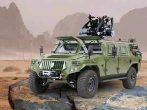 locally built combat vehicles Vanquisher