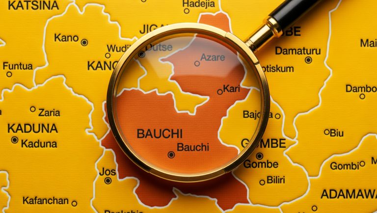 Bauchi map