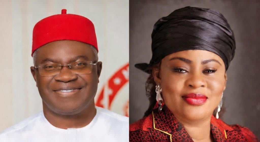 L-R: Emmanuel C. Nwachukwu, Stella Adaeze Oduah
