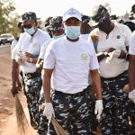 Abuja: Officers clean streets to mark Police Day