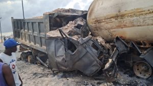 Sangotedo tanker fire
