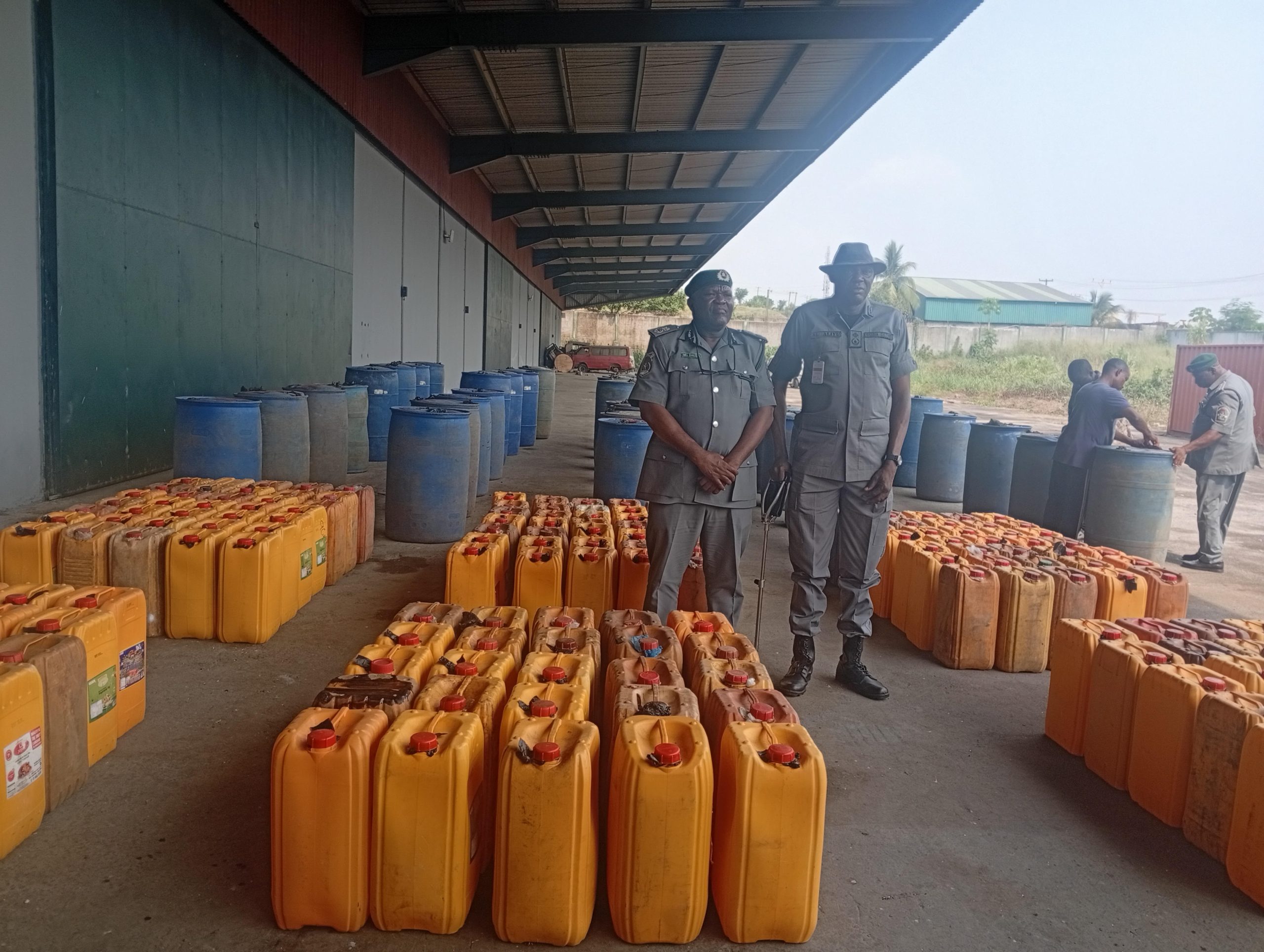 Customs to auction 14,375 litres of PMS seized from Cameroon-bound smugglers