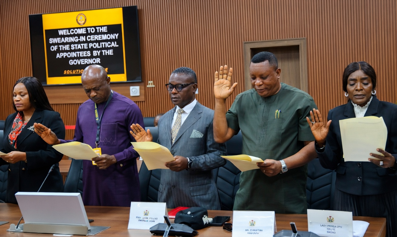 Anambra: Soludo swears in new SSG, 13 other appointees
