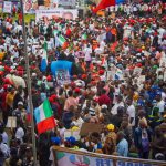Supporters at the 1.5m Endorsement at the Ikom Stadium in Cross River