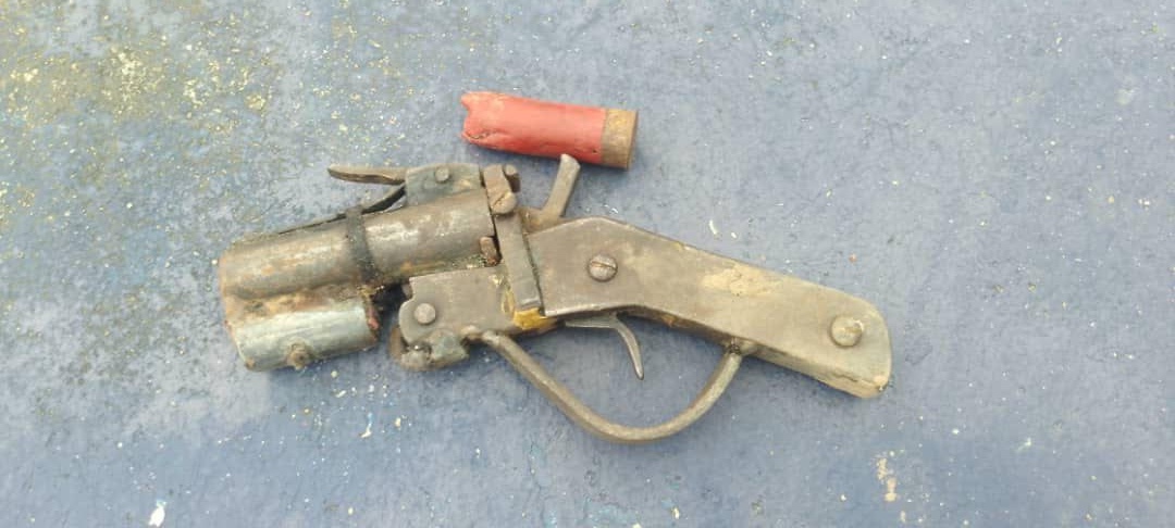 Recovered weapon