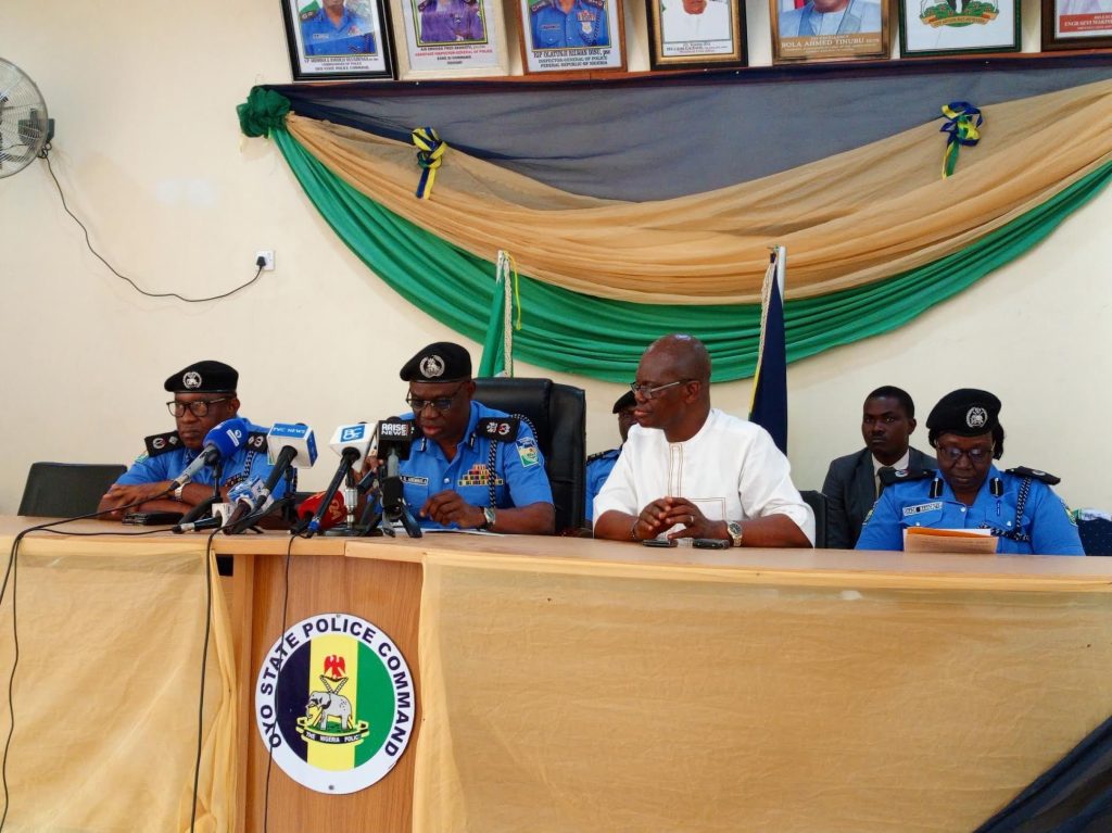 Ibadan security, Abimbola Ayodeji Olugbenga, crime crackdown, firearms recovery