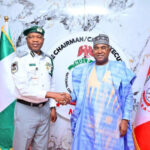 NDLEA Chairman/Chief Executive Officer, Brig. Gen. Mohamed Marwa (retd), and Comptroller-General of Customs, Bashir Adewale Adeniyi